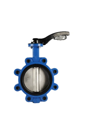 Butterflyventil af støbejernstype med bøjlehåndtag